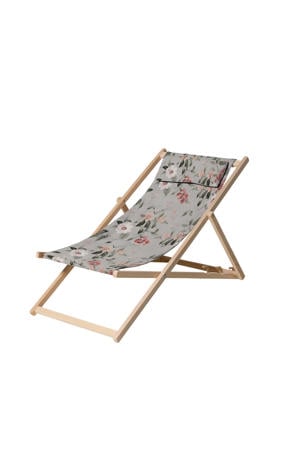houten strandstoel (120x55 cm)
