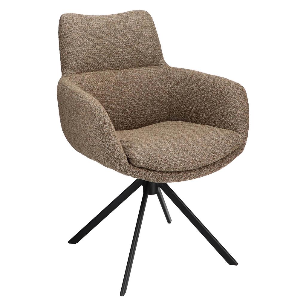 Wehkamp Home Armstoel Sabi Microleder Bull Graphite 66 Leg Black 360Â° Return-system Sabi