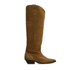suède cowboylaarzen cognac