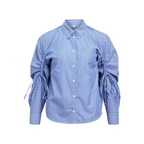 OBJECT gestreepte blouse blauw afbeelding