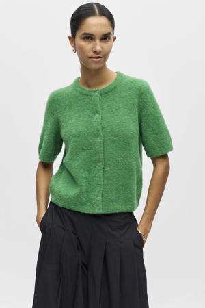 vest groen gebreid