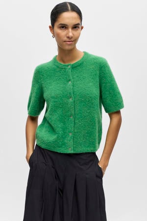 vest groen gebreid