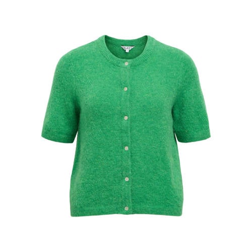 OBJECT vest groen gebreid afbeelding