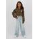 Vingino sweater met panterprint bruin