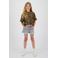 Vingino T-shirt met panterprint bruin