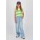 Vingino Cathy high waist wide leg jeans light blue denim