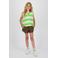Vingino relaxed casual short met panterprint bruin