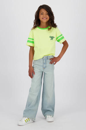 Cita high waist wide leg jeans light blue denim