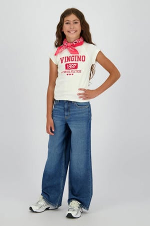 Cita high waist wide leg jeans dark blue denim