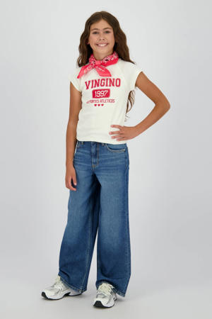 Cita high waist wide leg jeans dark blue denim
