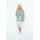 Est'seven X Ellemieke oversized blazer grijs