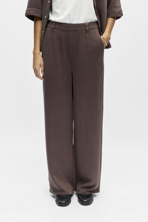 denim Wide leg regular waist casual broek