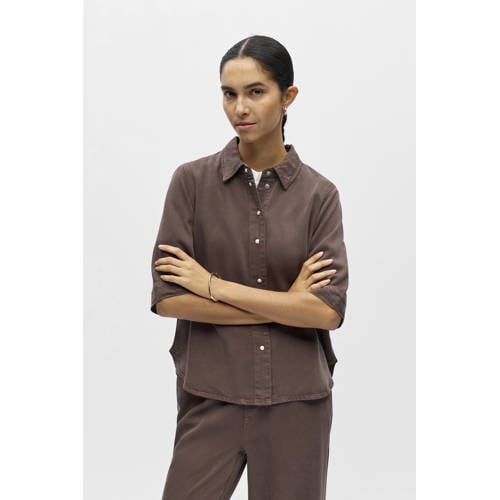 OBJECT denim blouse afbeelding