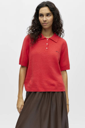 gebreide trui rood
