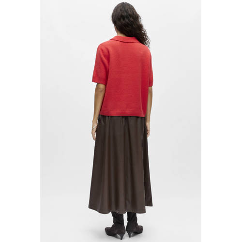 OBJECT gebreide trui rood afbeelding