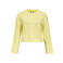 OBJECT gebloemde pullover geel gebreid
