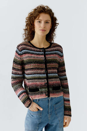 gebreid vest multi