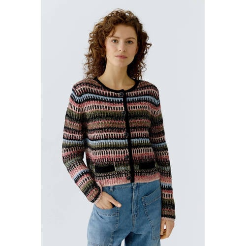 OUI gebreid vest multi afbeelding