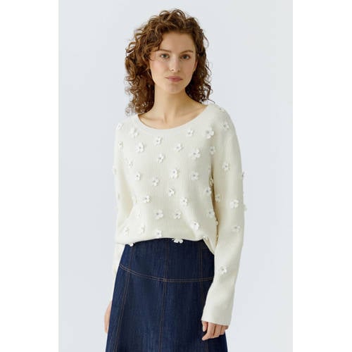 OUI sweater ecru afbeelding