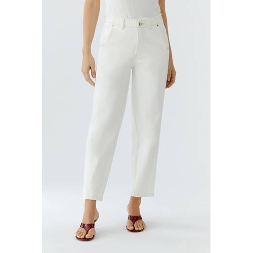 OUI straight leg jeans ecru afbeelding
