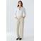 OUI wide leg regular waist broek ecru