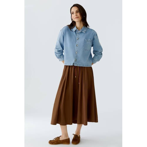 OUI denim spijkerjas light blue denim afbeelding