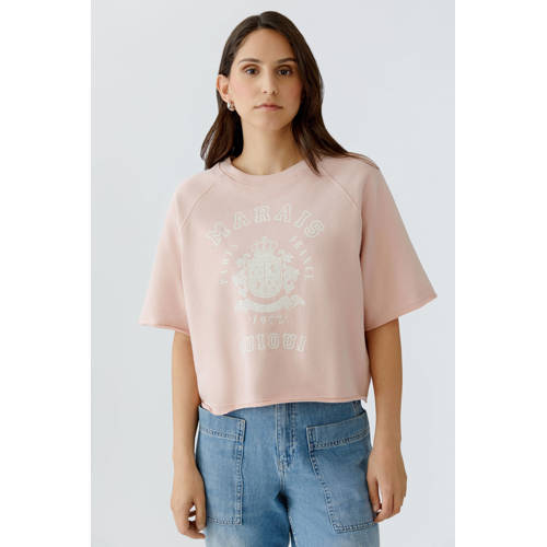 OUI sweater lichtroze afbeelding