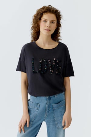 T-shirt blauw