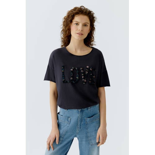 OUI T-shirt blauw afbeelding