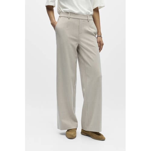 OBJECT Wide leg regular waist pantalon afbeelding