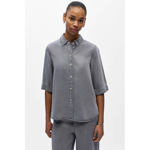 OBJECT denim blouse afbeelding
