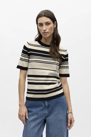 gestreepte pullover gebreid