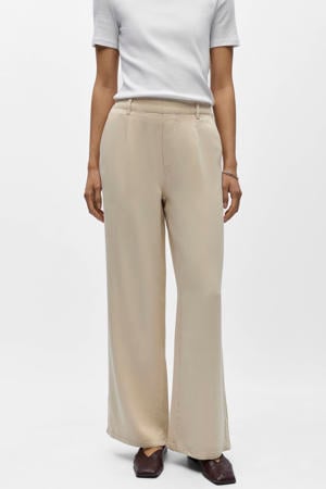 denim Wide leg regular waist casual broek