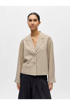 regular blazer taupe
