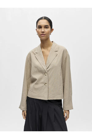 regular blazer taupe