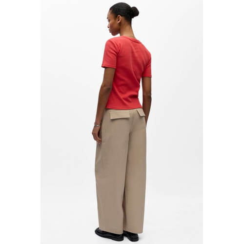 OBJECT gestreepte T-shirt rood afbeelding
