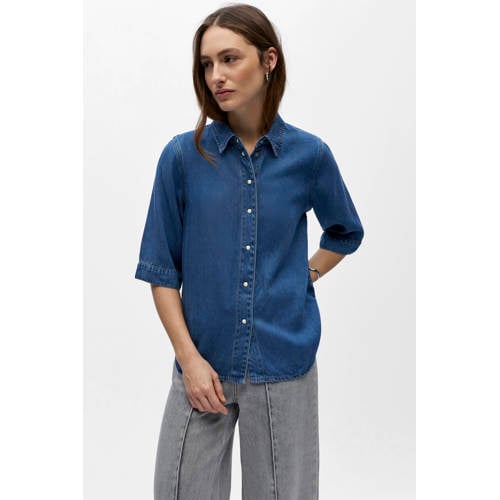 OBJECT denim blouse afbeelding