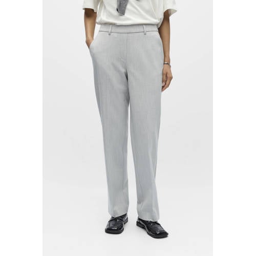 OBJECT Straight regular waist casual broek afbeelding