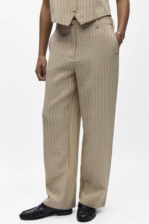 Object OBJLISA WIDE PANT NOOS - Broek - fossil/beige