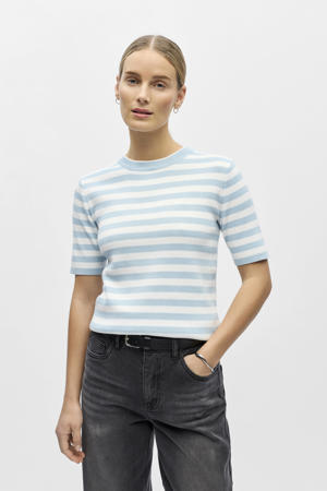 gestreepte pullover gebreid