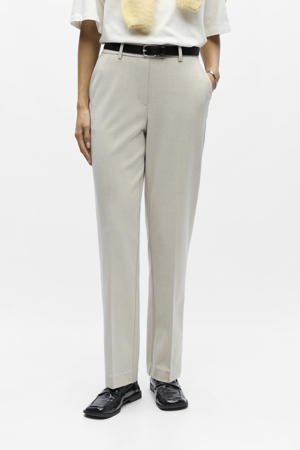 Straight regular waist casual broek