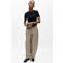 OBJECT barrel regular waist broek taupe
