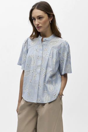 blouse lichtblauw
