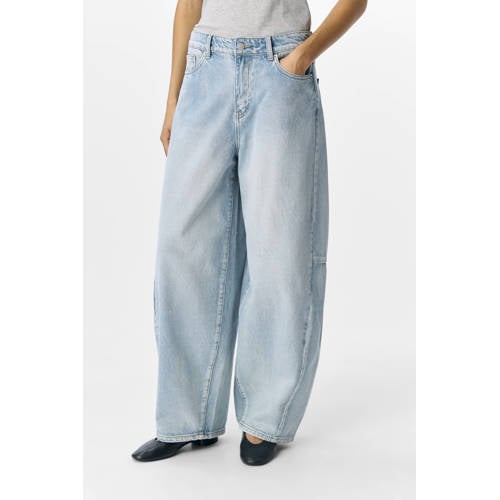OBJECT Objmoji barrel jeans light blue denim afbeelding
