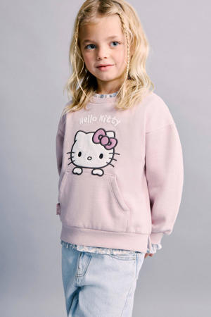 Hello Kitty sweater lichtroze