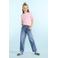 KIDS ONLY GIRL straight leg jeans light blue denim