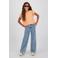 Vingino Cita Special high waist wide leg jeans medium blue denim