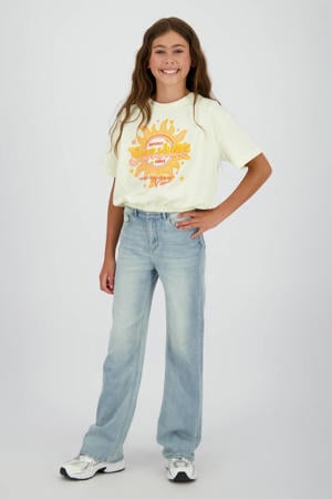 Claire high waist flared jeans light blue denim