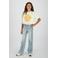 Vingino Claire high waist flared jeans light blue denim