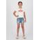 Vingino regular high waist short medium blue denim